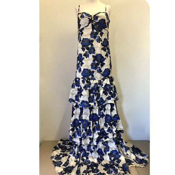 NWOT Tory Burch Marilou Tiered Gown - Picture 1 of 4